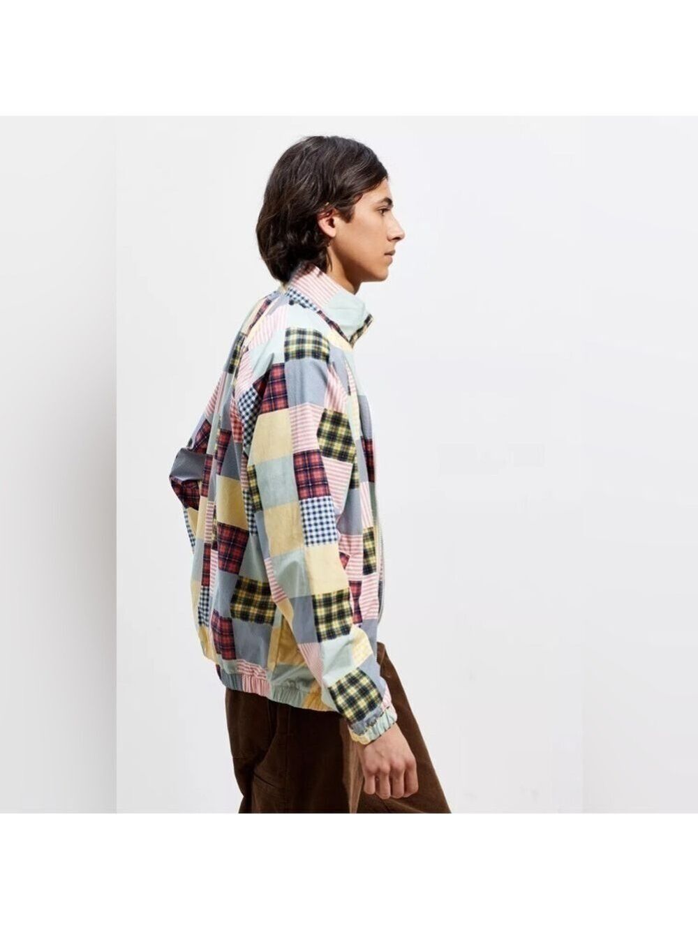 Urban Outfitters UO Madras Print Track Jacket - Picture 6 of 16